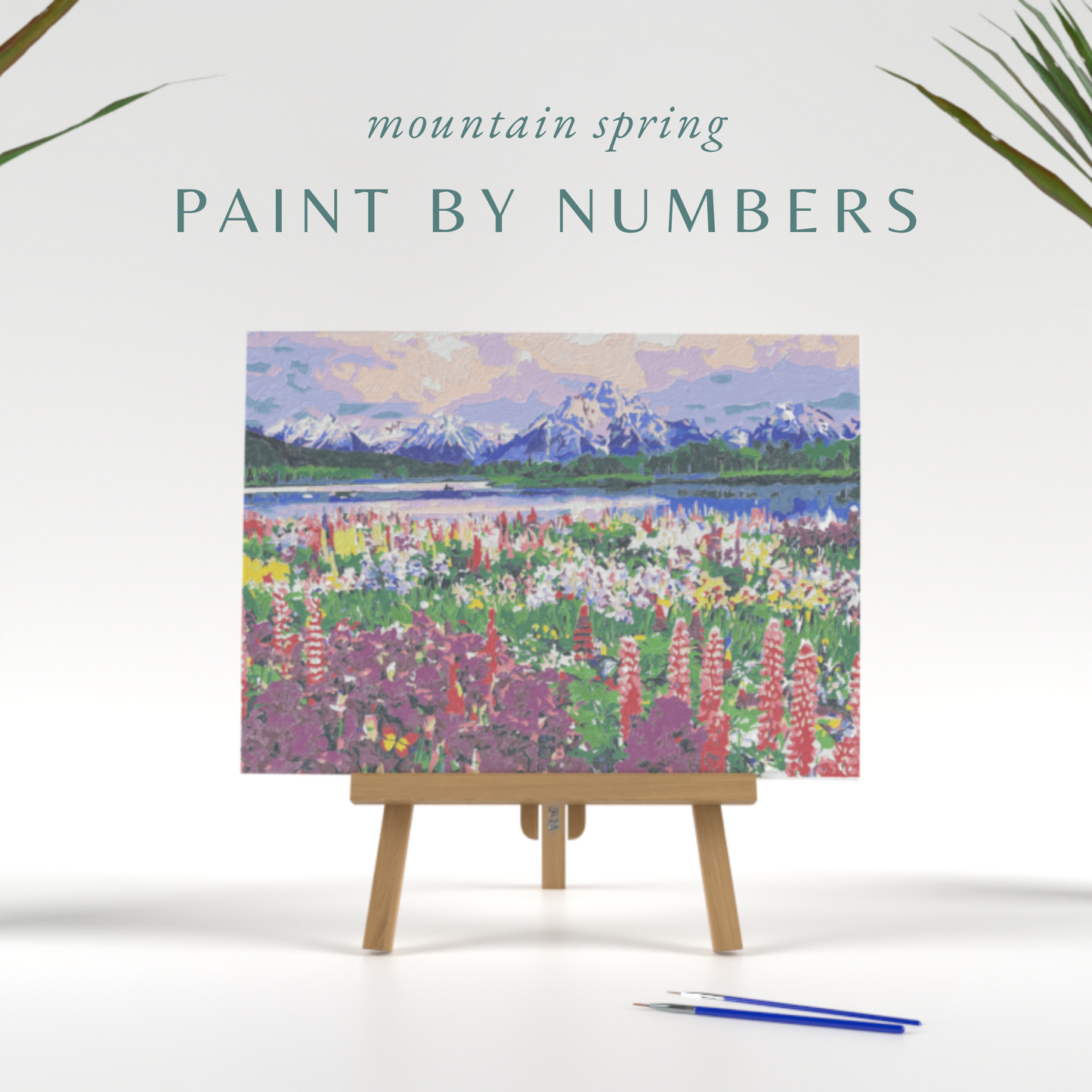 Mountain Spring Paint-by-Numbers Kit
