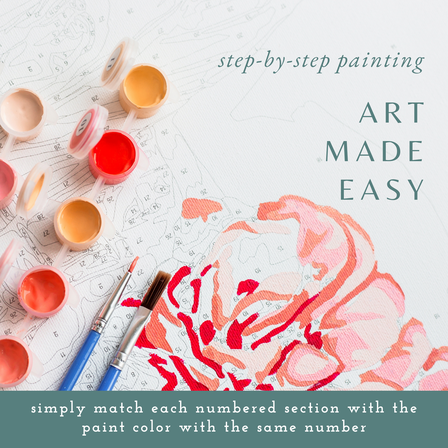 Mountain Spring Paint-by-Numbers Kit