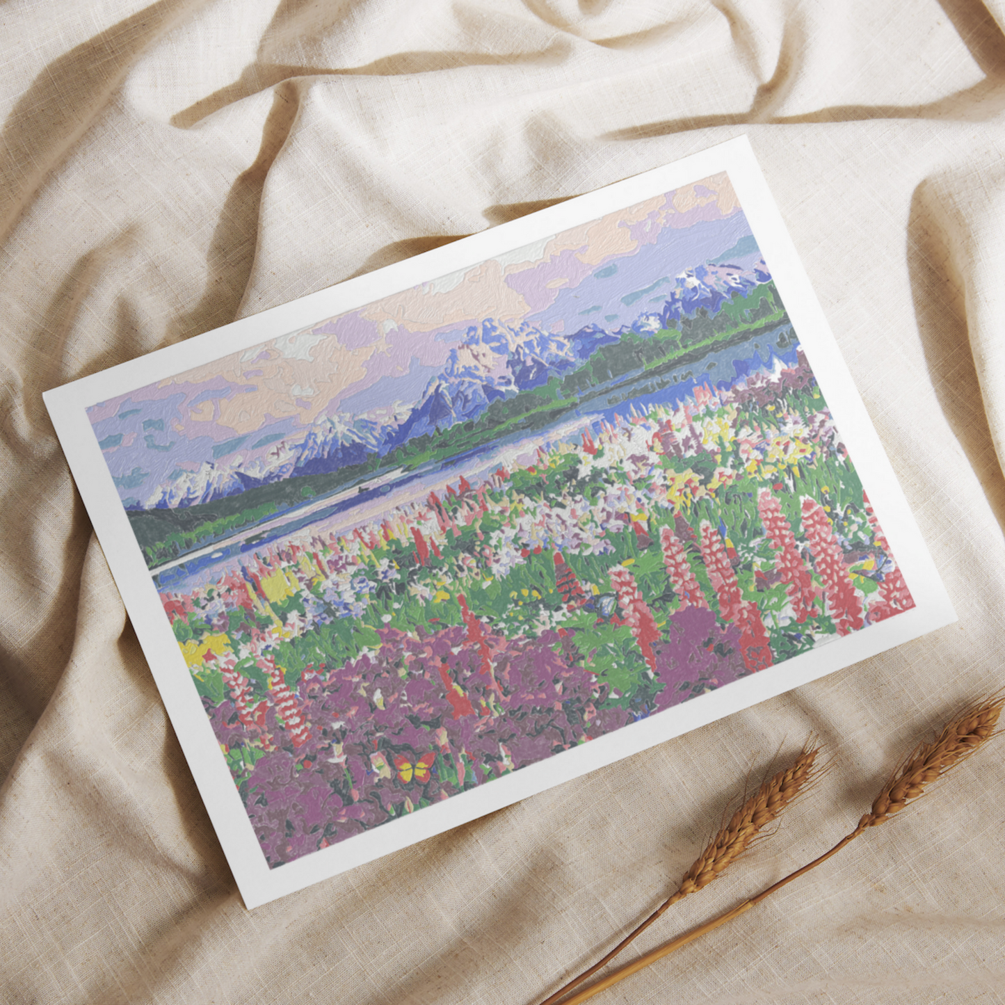 Mountain Spring Paint-by-Numbers Kit