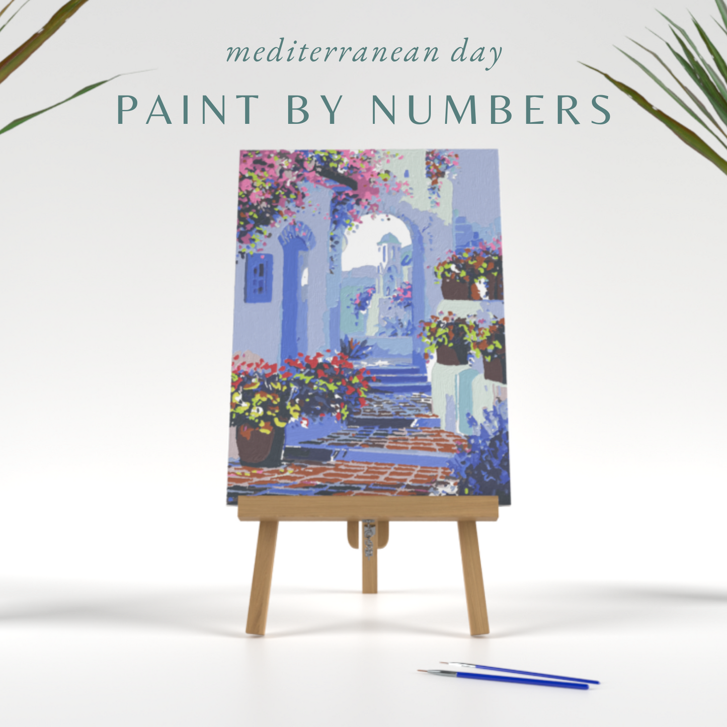 Mediterranean Day Paint-by-Numbers Kit